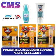 FUMAKILLA MOSQUITO LOTION/REPELLENT/VAPE