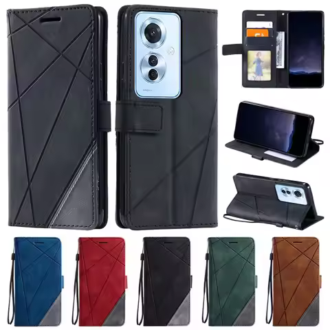 For Coque OPPO Reno 11F Cover Luxury Flip Wallet Leather Case on For Fundas Oppo Reno11F 11 F Reno 1