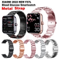 For XIAOMI 2023 NEW Blood Glucose Smartwatch F57L Strap Metal Stainless steel Men Women Breathable B