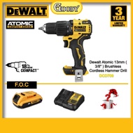 DEWALT Atomic DCD709D2-BI 13mm ( 3/8" ) Brushless Cordless Hammer Drill Impact Drill ( DCD709D2, DCD