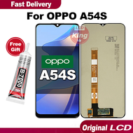 LCD OPPO A54S Original Touchscreen / 9H Kekerasan Permukaan / Meningkatkan Kecerahan / Mencegah Laya