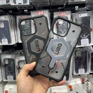 UAG Transparent Matte Texture Mobile Phone Case Is Used for Explosion-proof Magnetic Back Cover of IPhone 12 13 14 15 Pro MAX.