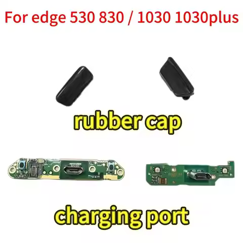 Rubber Cap / Charging Port For Garmin Edge 530 830 / Edge 1030 1030Plus Back Cover Parts Repair (Opt