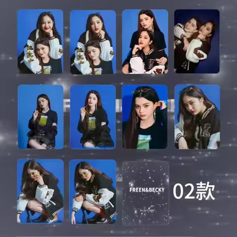 New Freenbecky Same Double Sided Rounded Small Card Sticker Photo Collection PB Poster Postcard