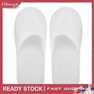 Henye 10 Pairs High Quality Disposable Slippers Travel Hotel Slipper SPA Guest