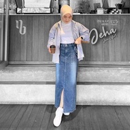 ARO - JEHA ROK JEANS SKIRT KOREAN STYLE