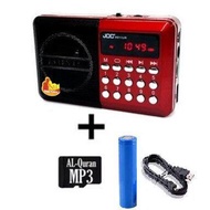 JOC Original Radio  Rechargeable battery   USB Bluetooth & MicroSD Slot Mini Digital MP3 Player FM R