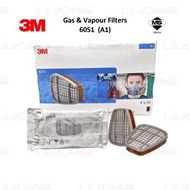 3M™ Gas and Vapour Filters 6051（A1）Filter for Model: 3M 6200 Mask