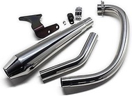 MOTOR ROCK MR-EX187U For SR400/500 STD Megaphone Middle New Full Exhaust Up