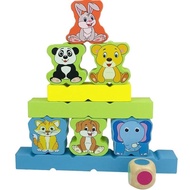 UG Animals Wooden Building Blocks