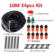 10M 20M 30M DIY Garden Micro Misting Irrigation System Plant Flower Watering Kit Auto Water Sprinker