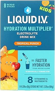 LIQUID IV Tropical Punch Kids Hydration Mix 8 Count, 0.28 OZ