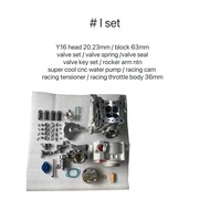 COMBO SET y16 / nvx155  superhead cnc 20.23 22.25mm  ceramic block forged piston 62mm 63m65swipoh 10