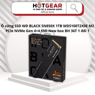 WD BLACK SN850X 1TB SSD Hard Drive WDS100T2X0E M2 PCIe NVMe Gen 4×4 SSD New box genuine 36T warranty
