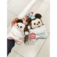 GANTUNGAN Oh Some Bag Decoration / Sleep Plush Keychain (9.5x8x14cm) MICKEY / MINNIE