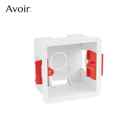 Avoir Plastic Gypsum Board Drywall Box 50mm Depth Electrical Socket And Switch Plasterboard Wall Dry