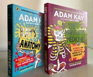 Kay’s Anatomy/Marvellous Medicine/Incredible/ Brilliant Brains 4 Books  By Adam Kay Large format Eng