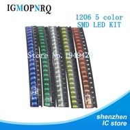 100 pcs 1206 SMD LED light package LED package red white green blue yellow 1206 led in stock