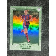 2023-24 Topps Platinum UWCL Aitana Bonmati Curated Set Companeras Insert Green 75/99 - Fridolina Rol