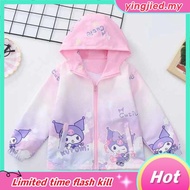 Elgini Windbreaker - Little Girls' Lightweight Jacket | Spring-Autumn Outdoor Windproof Top
