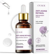 Serum Peremajaan Kulit Collagen Retinol OUHOE - Serum Bakuchiol Retinol, Serum Peremajaan Bakuchiol 