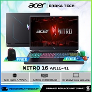 BARU! Laptop Acer Nitro 16 Ryzen 7 77535HS RTX4050 6GB 16GB 512GB 16"