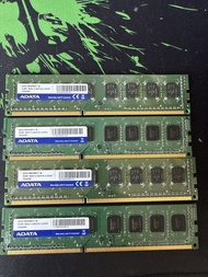 ADATA DDR3 1600MHz 8GB x4記憶體