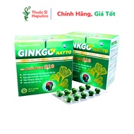 Viên Uống Ginkgo Natto with Coenzyme Q10 PV Hỗ Trợ Giấc Ngủ Giảm Rối Loạn Tiền Đình – Hộp 100 viên
