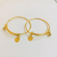 BC Bangle Baby 999.9 Gold Plated 24K Emas korea BG2-25