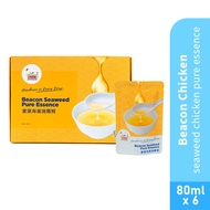 BEACON CHICKEN Seaweed Chicken Pure Essence 80ml x 6packs- Chicken Essence, Health Care, 鸡精 HTM Phar