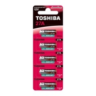 Toshiba 27A 12V Alkaline Battery 5pcs Pack