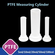 PTFE Measuring Cylinder Cylindrical Cylinder Sampling Bucket 10/25/50/100ml PTFE Measuring Cylinder