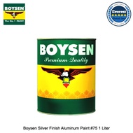 Boysen Silver Finish Aluminum Paint 1 Liter B-75