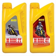 Mos Engine Oil Minyak Engine M Ride 4T SAE-40 1Liter / M RIDE 2T 1Litre