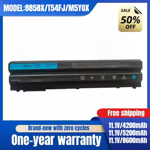 Applicable To Dell 8858X T54FJ M5Y0X E6420 E6520 E5420 E5520 Laptop Battery