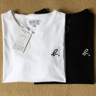 Agnes B. Sport Casual Pure Cotton Short Sleeved T-shirt Printed Versatile Couple Outfit Short Sleeve