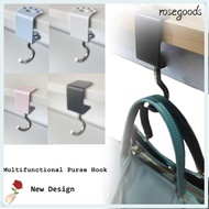 ROSEGOODS Heavy Duty Bag Hook, Durable Solid Color Purse Hook,  Rotation Design Purse Hook Hanger Ho