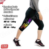 Spandex Sport Leggings 7/8 Aerobic Pattern Women's Gymnastics Running Sports Pants