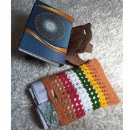 Beg Telekung &amp; Beg Quran Kait / Crochet Telekung &amp; Quran Bag