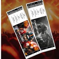 1pc/2pcs/3pcs Custom Concert Ticket, Custom Ticket, Custom Stub, Personalized Concert Event Ticket, 