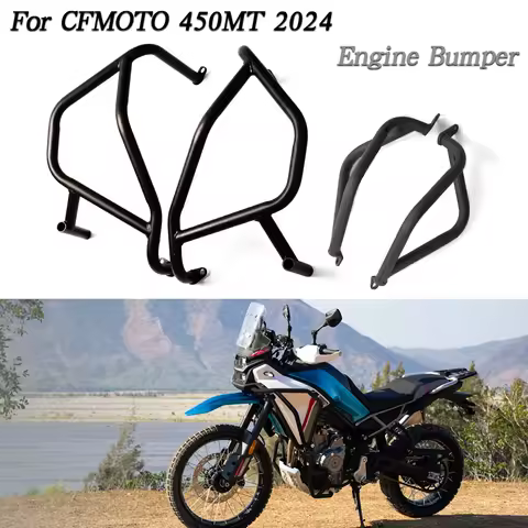 For CFMOTO 450MT 2024 450 MT Anti-Crash Bar Motorcycle Anti-Fall Protection Engine Protective Kit Co