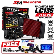 DYNOPRO RACING RADIATOR 600ML 350ML Y15 Y16 AX200 NOVA 160 VARIO ADV  LC135 NMAX NVX RS RSX RAIDER