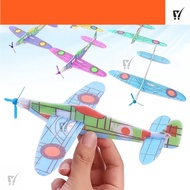 MCT DIY Creative Homemade Gliding Foam Airplane Children Outdoor Toy/ Interesting Assembling Hand Th
