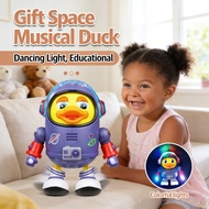 Educational Musical Birthday Gift With Toy Duck Dance Light Space Mainan Duck