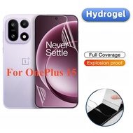 OnePlus15 Front Hydrogel Film For OnePlus 15 13 R S T 13r 13s 13t 1+ 2025 Screen Protector Soft Hydr