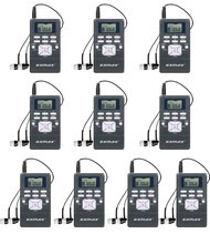 EXMAX® EXG-108 Wireless Portable Pocket DSP FM Stereo Radio Digital Receiver with Mini LCD Clock Ear