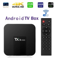 TX3 mini TV Box Android 7.1 H.265 HEVC 2GB 16GB H313 2.4G WiFi 3D HD 4K Smart set-top box 5THD