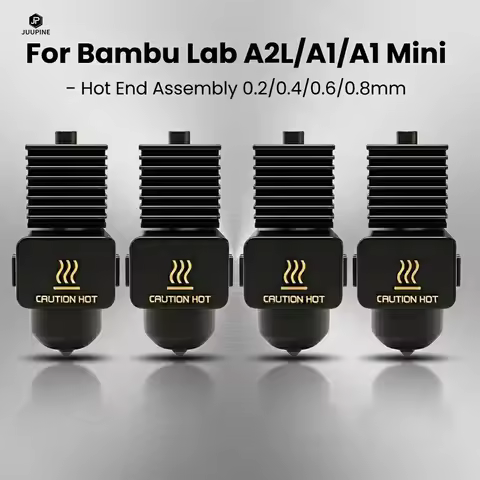 For Bambu Lab A2L A1 A1 MINI Hotend Assembly Kit 0.2 0.4 0.6 0.8 Replaceable Hardened Nozzle 3D prin