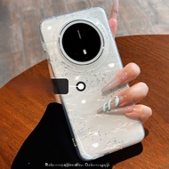 DAIMANG | เคสโทรศัพท์ Huawei Mate60 Pro Plus แบบสองชั้นพร้อมลายหอย เคลือบด้าน ป้องกันการตกหล่น สไตล์