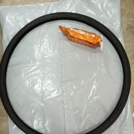 Bicycle Tire 27-Inch3/8 + Inner Tube 27-Inch3/8 1 Set Deestone